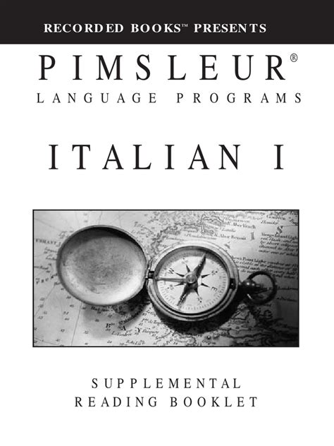Full Download Pimsleur Italian I 