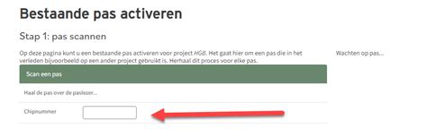 pin pas activeren