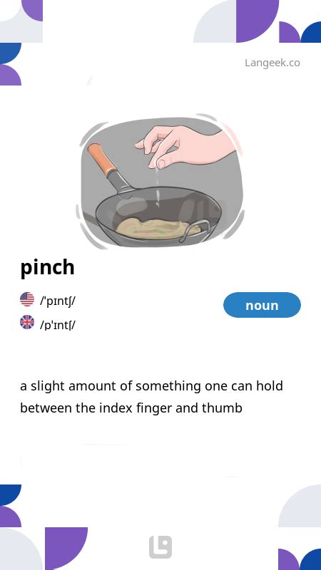 pinch meaning