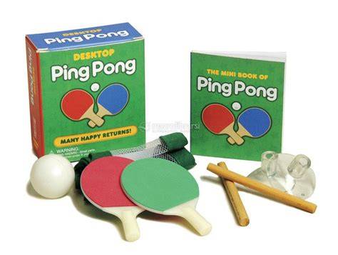 ping pong da scrivania con gadget