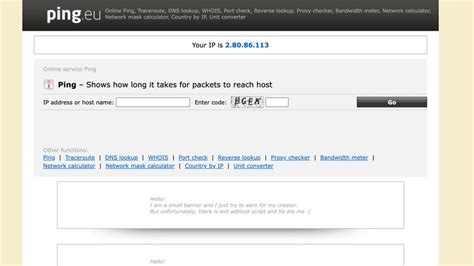 ping.eu | Hng dn 05 cch Ping IP cc