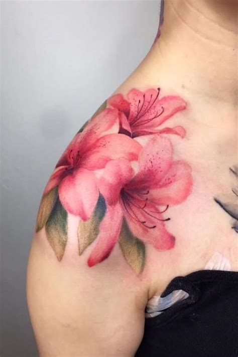 Pink Azalea Tattoos