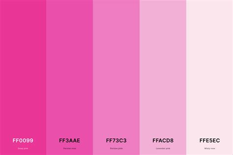 pink color codes hex