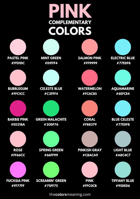 pink complementary color