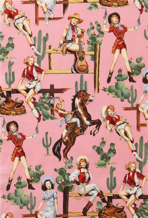 Pink cowgirl background