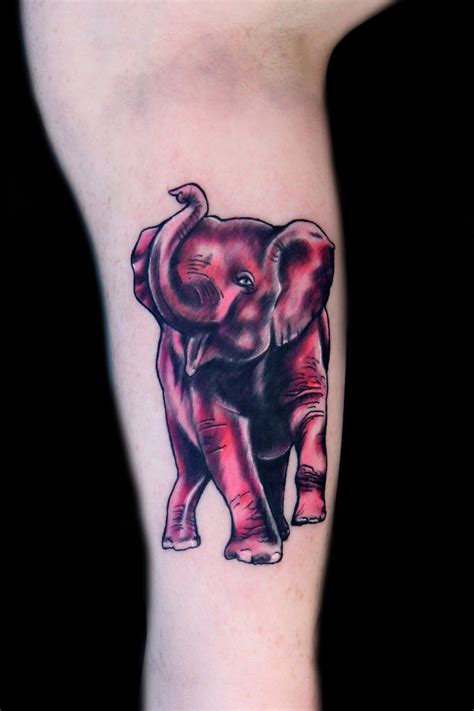 pink elephant tattoo I tattoo Tattoo Boogaloo 528 Green S