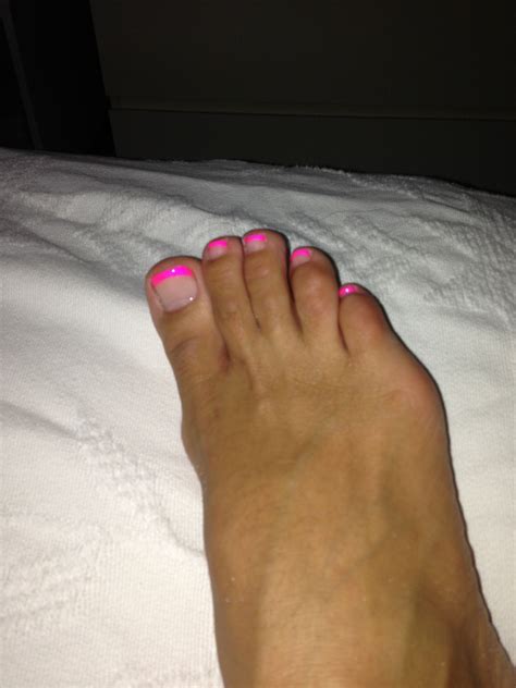 Pink french toes