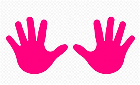 pink hands