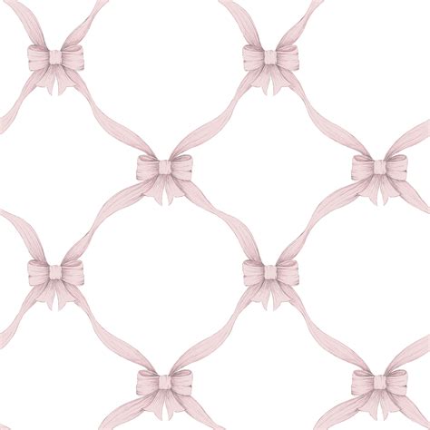 pink ribbon bow wallpaper