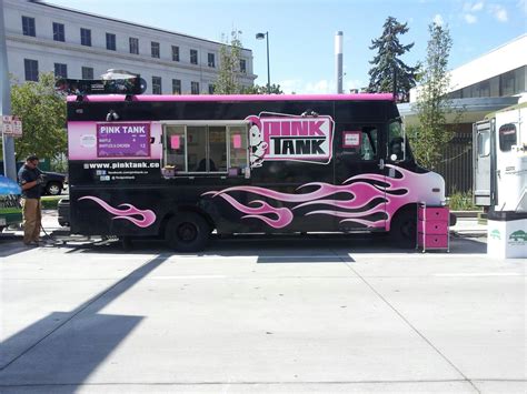 pink tank food truck