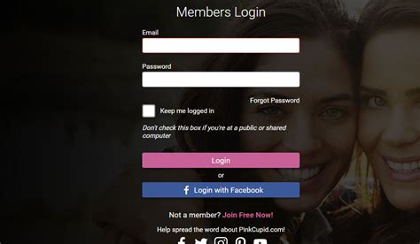 pinkcupid mobile login email