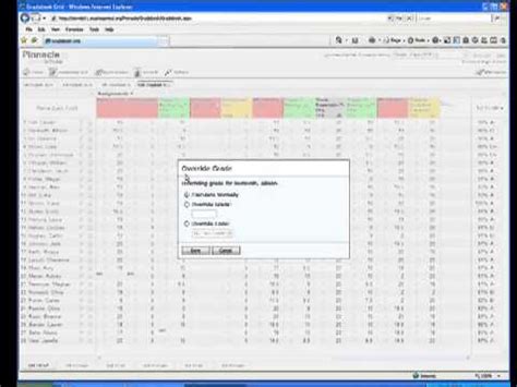Pinnacle Gradebook