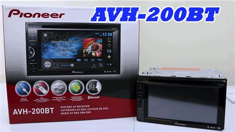 Full Download Pioneer Avh 200Bt In Dash Dvd Touchscreen 
