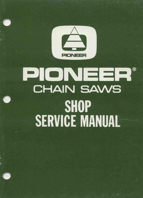 Download Pioneer Chainsaw User Guide 