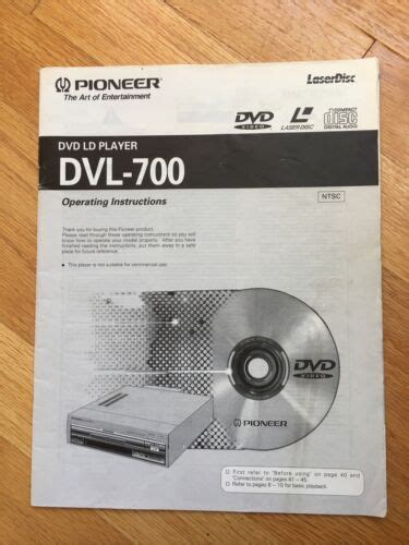 Read Pioneer Dvl 700 Manual 