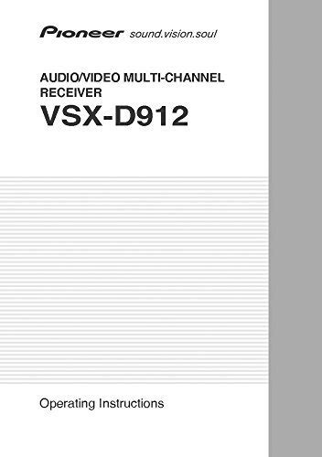 Read Online Pioneer Vsx D912 User Guide 