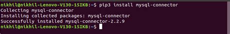 Pip Install Mysql Connector Python