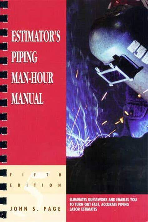 piping man hour estimation