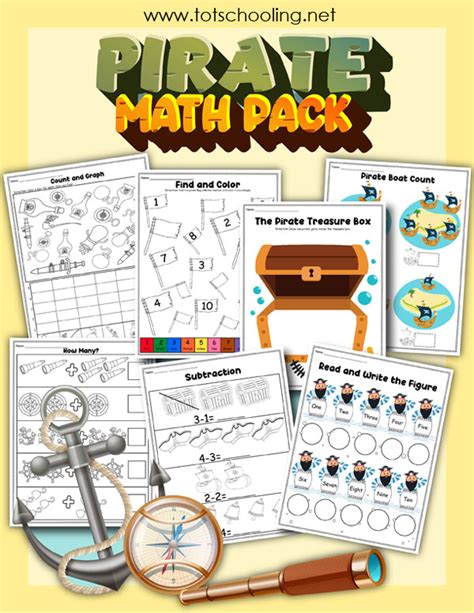 Pirate Math Worksheets   Results For Pirate Math Worksheets Tpt - Pirate Math Worksheets