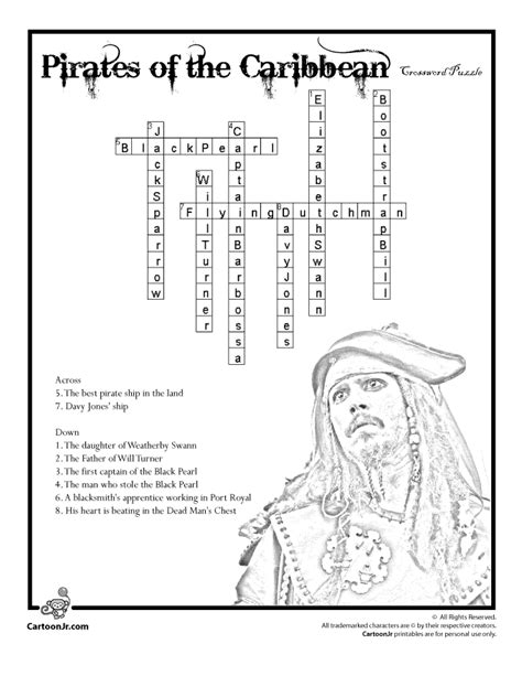 pirate of the caribbean cry Crossword Clue Wordplays.com