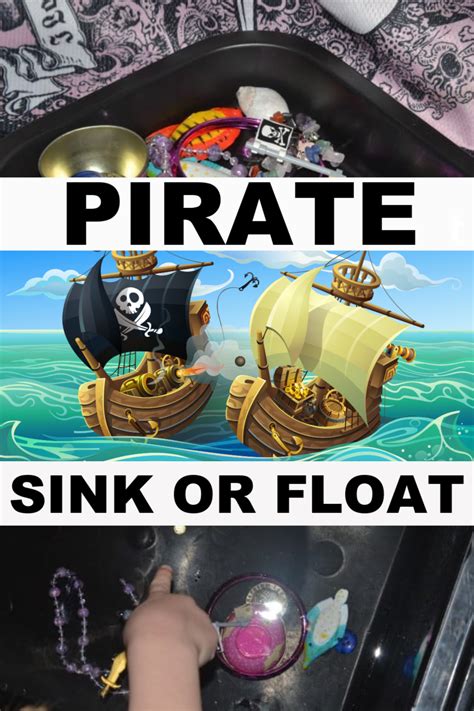 Pirate Sink Or Float Activity Science For Early Pirate Science Activities - Pirate Science Activities