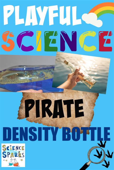 Pirate Themed Density Jar For Early Years Science Pirate Science Activities - Pirate Science Activities