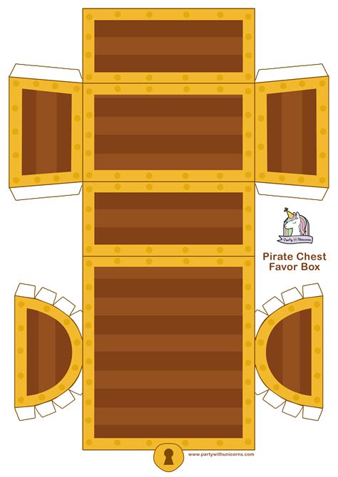 pirate treasure chest printable