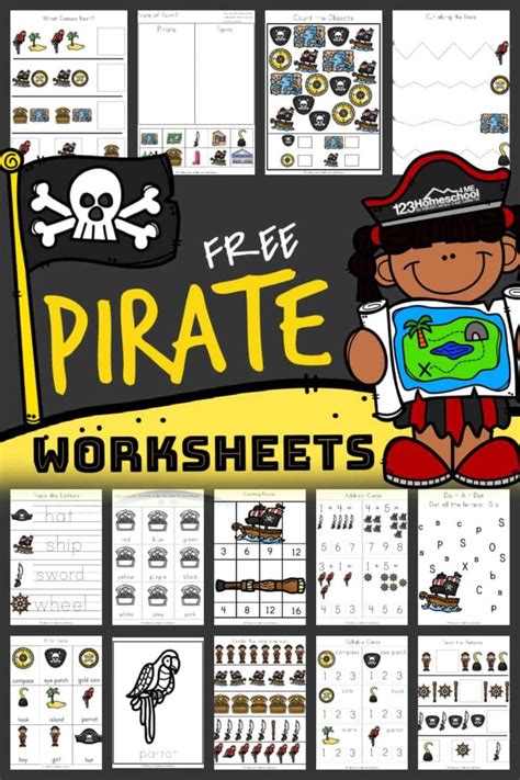 Pirate Worksheets Free Printables The Happy Housewife Pirate Preschool Worksheets - Pirate Preschool Worksheets
