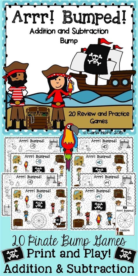 Pirates Addition And Subtraction Facts Up To 20 Pirate Subtraction - Pirate Subtraction