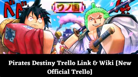 Pirates Destiny Trello