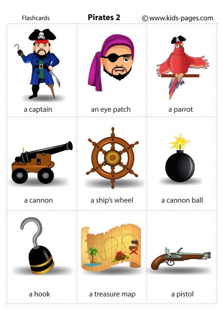 Pirates Flashcards Learnenglish Kids Pirate Vocabulary Worksheet - Pirate Vocabulary Worksheet