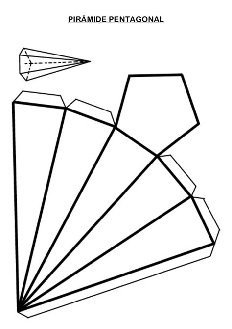 Pirámide Pentagonal Para Armar