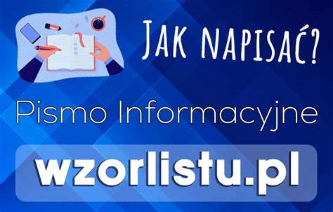 pismo informacyjne wzor