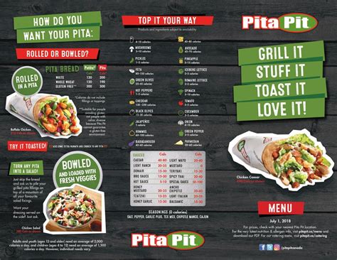 Pita Pit Nutritional Value