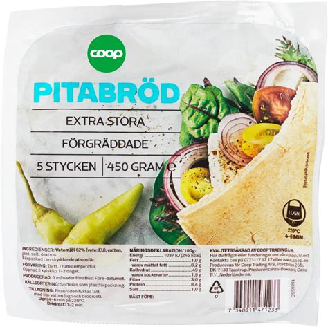 pitabröd  anvisning coop