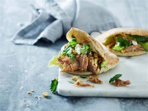 pitabröd med pulled pork