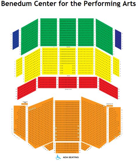 Pittsburgh Benedum Seating Chart