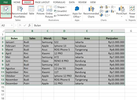 pivot table adalah | To PivotTable phn tch d liu trang