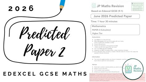 Pixl Maths Predicted Paper 2 June 2014