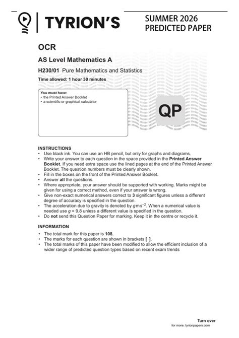 pixl statistics predicted paper june 2014 answers