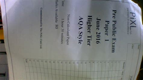 Read Pixl Predicted Paper 