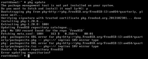 pkg: No address record The FreeBSD Forums