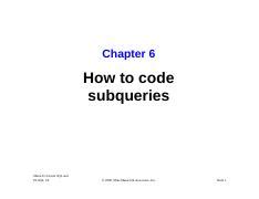 Full Download Pl Sql Chapter 6How To Code Subqueries 