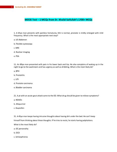 Read Online Plab Medical Mcq Practice Papers File Type Pdf 