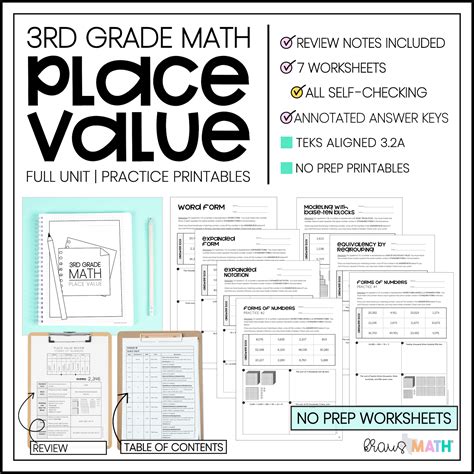 Place Value 3rd Grade Math Teks 3 2a Math Task Cards 3rd Grade - Math Task Cards 3rd Grade