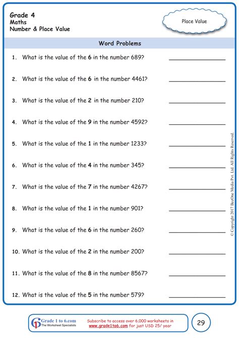 Place Value Activities Grade 4   Place Value Worksheets 4th Grade Pdf Teaching Resources - Place Value Activities Grade 4