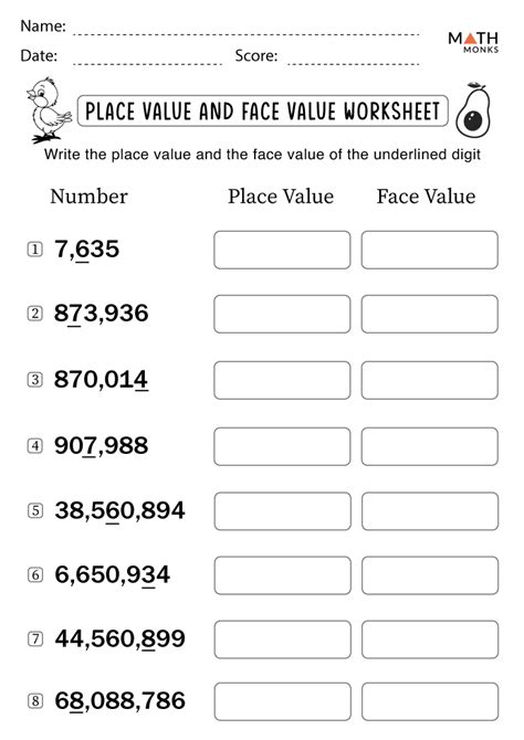 Place Value And Face Value Questions   Place Place Value And Face Value Quiz Trivia - Place Value And Face Value Questions