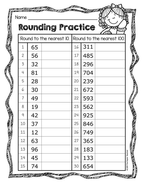 Place Value And Rounding Second Grade Math Worksheets 2nd Grade Rounding Picture Worksheet - 2nd Grade Rounding Picture Worksheet