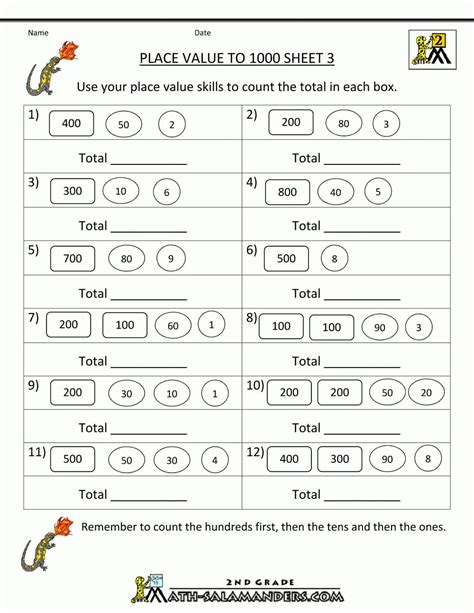 Place Value Math Worksheets Mathematics Worksheet Math Worksheets Place Value - Math Worksheets Place Value