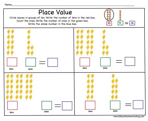 Place Value Worksheets For Kindergarten Made By Teachers Kindergarten Place Value Worksheet - Kindergarten Place Value Worksheet